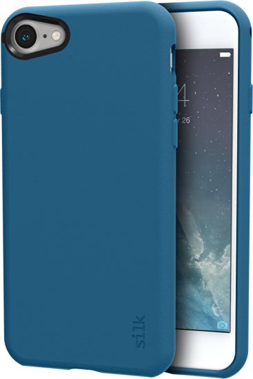 Silk iPhone 7 Grip Case - Base Grip for iPhone 7 [Slim Fit Lightweight Protective No-Slip Cover] - Blue Jade