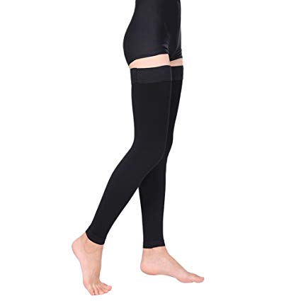 MEJORMEN Thigh High Compression Stockings Women 30-40mmHg Best Socks for Pregnancy, Sports, Flight Travel, Shin Splints, Varicose Veins