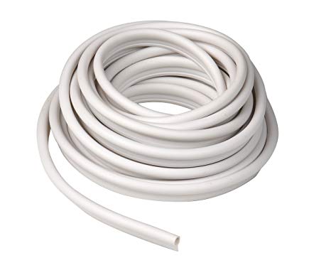 Frost King Tubular Vinyl Gasket Weatherstrip, 1/2" W, 1/4" T, 17' L, White (V18WH)