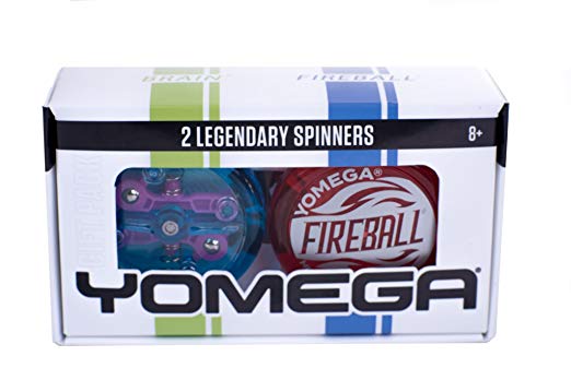 Yomega 2 Pack of The Brain   Fireball with 5 addt’l Strings - Colors May Vary