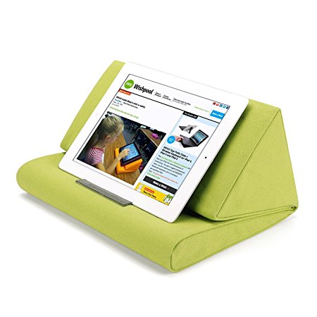 IPEVO PadPillow Pillow Stand for iPad mini, iPad Air, iPad 4, iPad 3, iPad 2, iPad 1, Nexus and Galaxy - Lemongrass