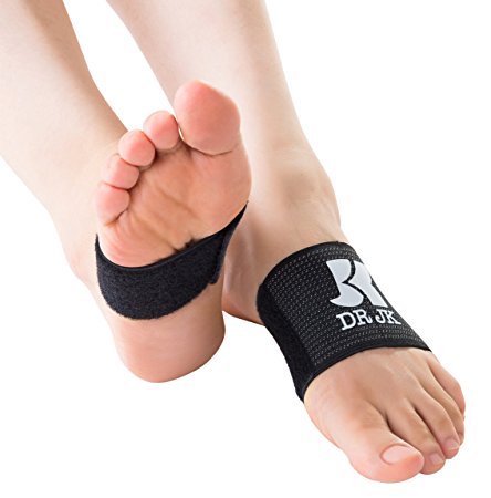 DR JK Plantar Fasciitis, Arch Support and Compression Arch support PedPal Kit, Plantar Fasciitis Inserts and Adjustable Arch Support Sleeves, Morton's Neuroma