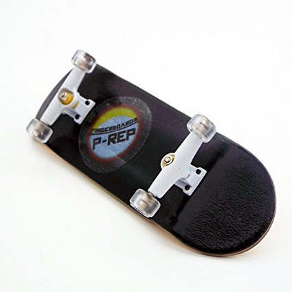 P-REP 2017 Black Complete Wooden Fingerboard with Basic Bearing Wheels - Starter Edition
