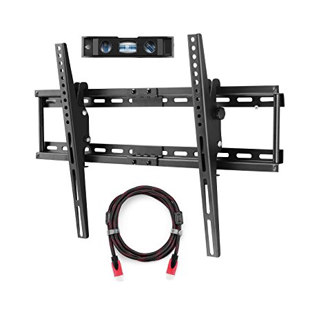 Suptek Universal TV Wall Mount Bracket Tilt Super Heavy-duty Fits Most of 32-65 inch(some 20-75") Plasma Flat TV with HDMI Cable(MT5074)