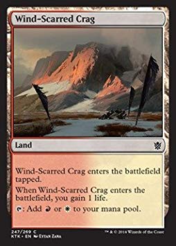 Magic: the Gathering - Wind-Scarred Crag (247/269) - Khans of Tarkir by Wizards of the Coast