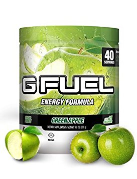 Gamma Enterprises G Fuel Nutrition Supplement, Green Apple, 40 servings, 280 g