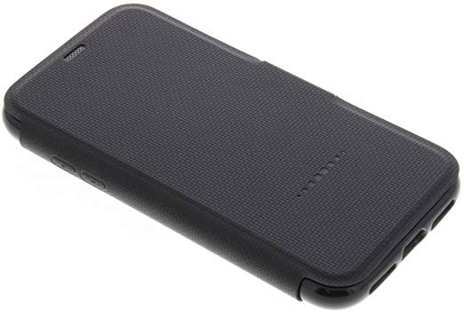 GEAR4 Oxford Folio Case with Advanced Impact Protection by D3O, Compatible with iPhone X/XS – Black