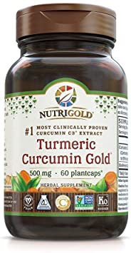 Turmeric Curcumin Gold 500 MG (60 Plant Capsules)