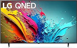 LG 65-Inch QNED85 (QLED   NanoCell) Quantum Dot NanoCell 4K Smart TV - α8 AI Processor 4K, Alexa Built-in, 120Hz Refresh Rate, HDMI 2.1, FreeSync, VRR, WebOS 24, Magic Remote (65QNED85TUA, 2024)