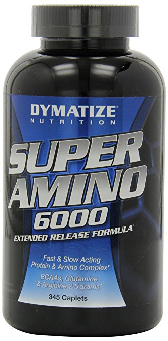 Dymatize Super Amino 6000 Extended Release Formula, 345 Caplets