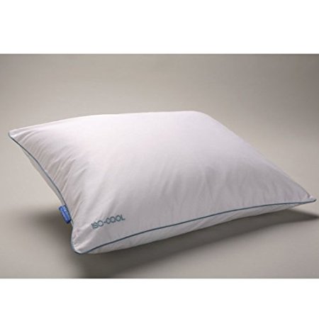 Isotonic Iso-Cool Traditional Polyester Pillow with Outlast Cover, Queen