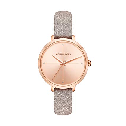 Michael Kors Women's Charley Rose Gold Leather Watch MK2794