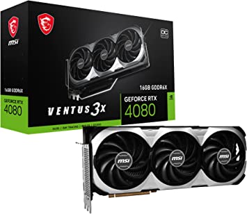 MSI RTX 4080 16GB Ventus 3X OC GDDR6X PCI Express 4.0 Video Card