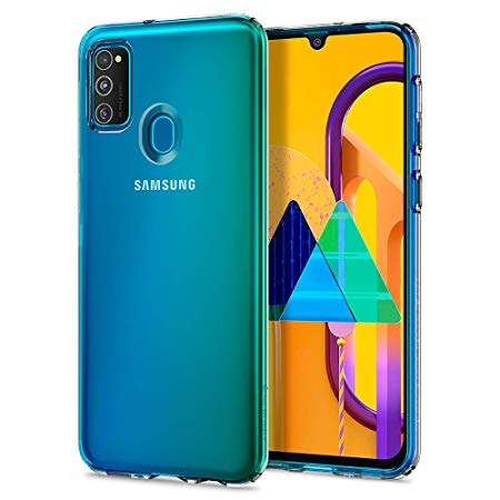 Spigen Liquid Crystal Designed for Samsung Galaxy M30S - Crystal Clear