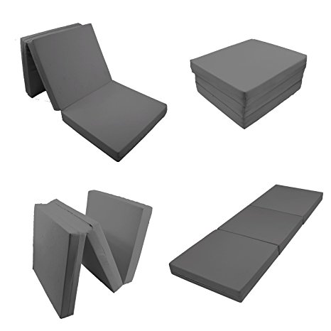 Floor Foam Mattresses Tatami Bed Mat Ottoman- Dark Grey,Black,Coffee (Dark Grey, Standard)