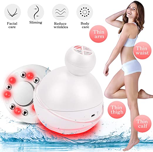 Fat Burn Machine 4 in 1 Full Body Shaping Machine E-M-S Fat Remover Machine Chest Massager Red Light Skin Tightening Device for Face and Body Home Use