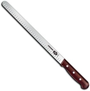 Victorinox 40141 Slicer Knife W/ 12 Granton Edge Blade, Rosewood Handle-40141