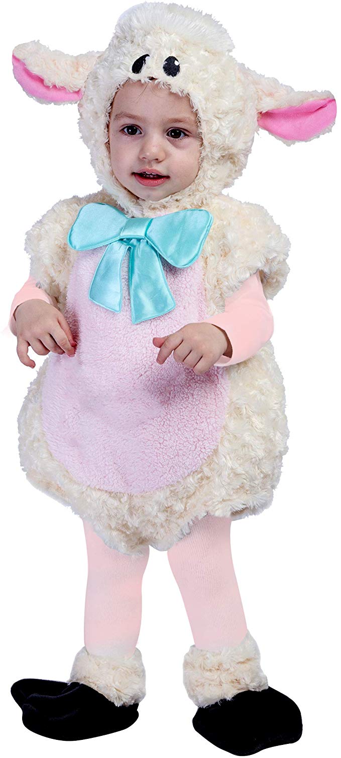 Spooktacular Creations Baby Lovely Lamb Costume Deluxe Infant Set for Halloween Trick Treat Dress Up