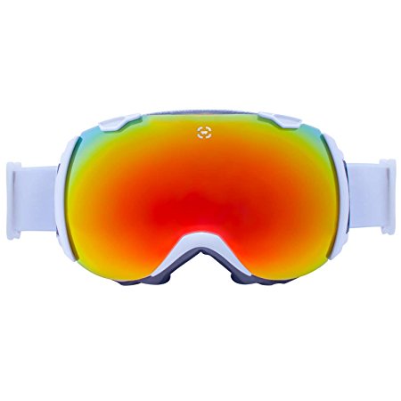 Winterial Ski and Snowboard Goggles / Snowboard Goggles / Frameless / One Size Fits All / Case INCLUDED!