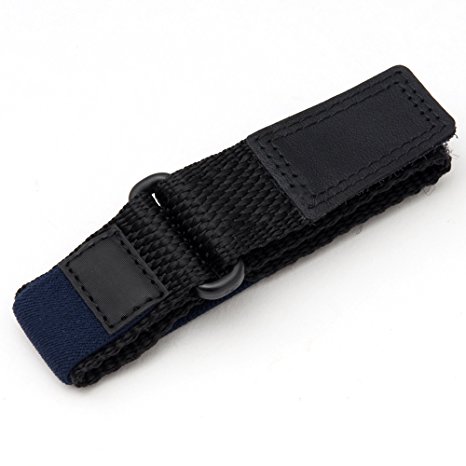 Voguestrap TX862962 Allstrap 16-20mm Blue Adjustable-Length Fits Fast-Wrap-Ironman Watchband