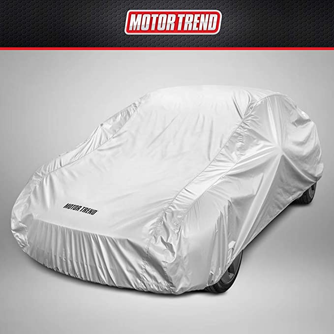 Motor Trend FlexCover Waterproof Car Cover for Rain Wind All Weather XL Fits up to 210"