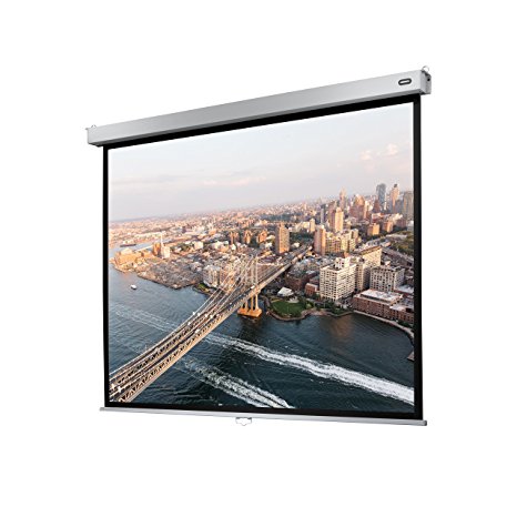 celexon Manual Professional Plus Screen | Format 4:3 | Usable area 240 x 180cm Projector screen suitable for all project types Full HD and 3D screen | Easy installation