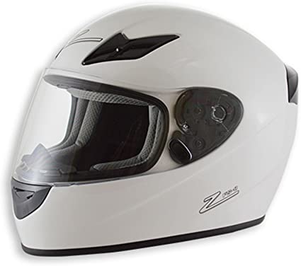 Zamp FS-8 Snell M2015 / DOT Helmet White Large