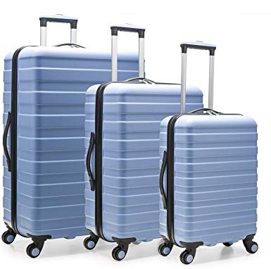 Travelers Choice Cypress Colorful 3-Piece Hardside Spinner Luggage Set