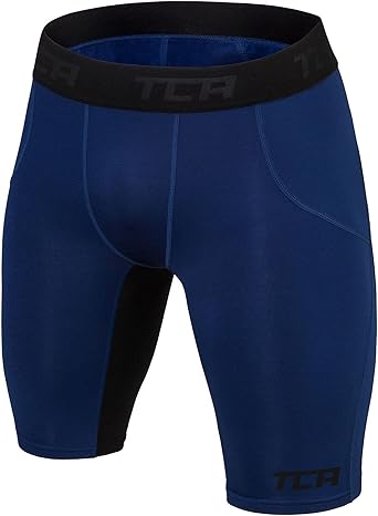 TCA Men's and Boy's SuperThermal Compression Base Layer Thermal Under Shorts