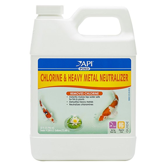 API POND CHLORINE & HEAVY METAL NEUTRALIZER Pond Water Neutralizer