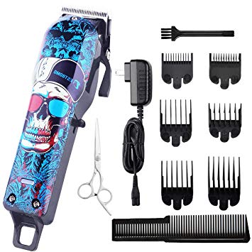 Cosyonall Pro Cordless Rechargeable Hair Clippers for Men Home Barber Clipper Kit for Kids Hair Cutting Kit with 2000mAh Lithium Ion, Titanium Ceramic Blade