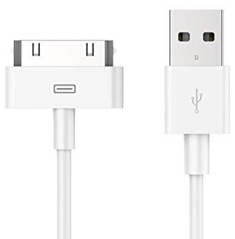 [Apple Certified] ACEPower 4 Feet (1.2M) 30 pin USB Sync and Charging Cable for iPhone 4 / 4S /3G / 3GS, iPad 1 2 3, iPod nano 5th / 6th and iPod Touch 3rd / 4th generations,White (Retail Packaging)