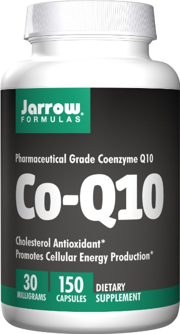 Jarrow Formulas Co-Q10 30 mg, Promotes Cellular Energy Production, 30 mg, 150 Caps