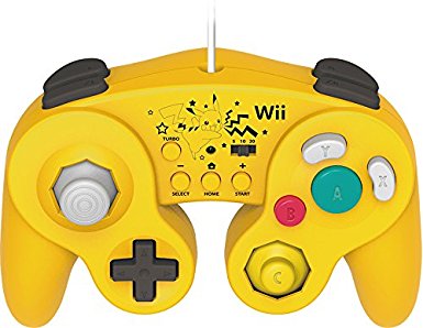 HORI Battle Pad for Wii U (Pikachu Version) with Turbo - Nintendo Wii U