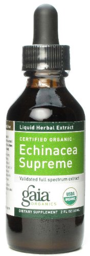 Gaia Herbs Echinacea Supreme, Certified Organic, 2-Ounce Bottle