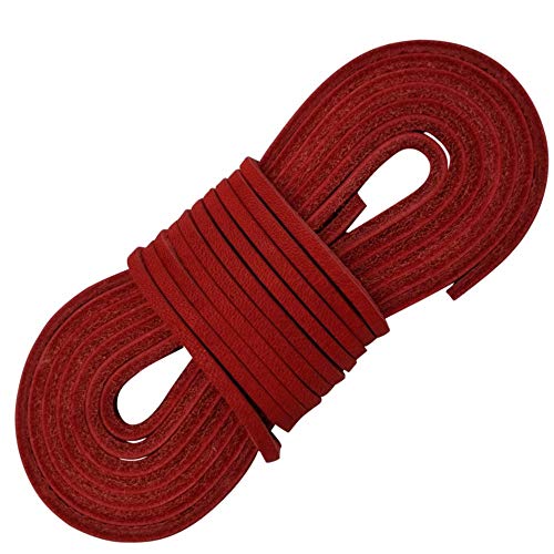 TOFL Leather Boot Laces-easy Sizing Cut to Fit