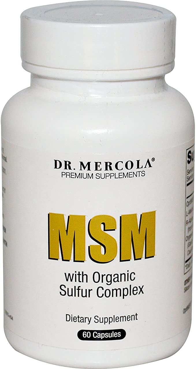 Dr Mercola MSM with Organic Sulfur Complex (60 Capsules)