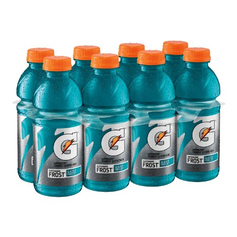 Gatorade Thirst Quencher Frost, Glacier Freeze, 20 Ounce (Pack of 8)