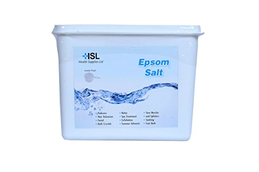 Epsom Salts 3kg (Magnesium Sulphate Salt) Bath Salt