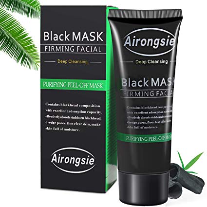 BESTOPE Black Mask,Blackhead Remover Mask with Activated Charcoal Deep Pore Cleansing Black Facial Mask for Face Nose and Acne Treatment Oil Control