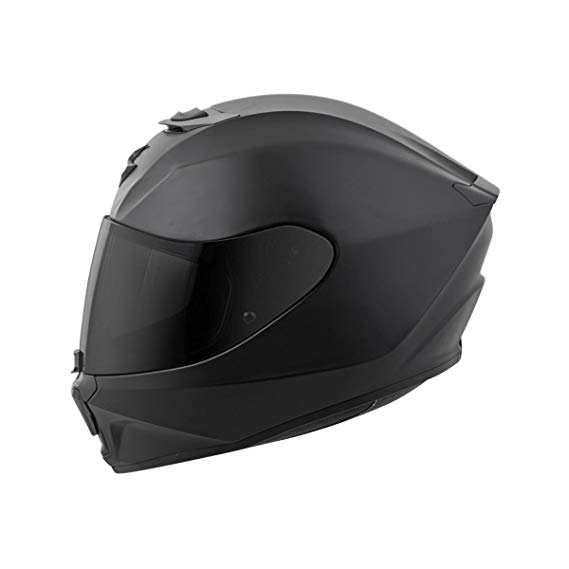 Scorpion EXO-R420 Full-Face Solid Street Bike Motorcycle Helmet - Matte Black/Medium