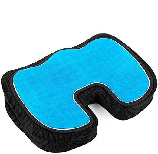 SUPA MODERN Seat Cushion for Office Chair - 100% Pure Memory Foam Car Seat Cushions - Coccyx Orthopedic Pad - Relieves Back, Hip, Tailbone, Sciatica Pain - Breathable and Comfortable