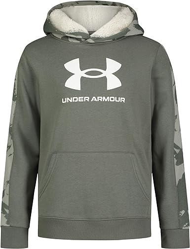 Under Armour Boys' Outdoor Hoodie, Large Front Pocket, Quick-Drying & Lightweight