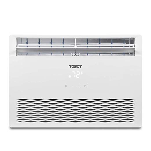 TOSOT 10,000 BTU Window Air Conditioner for Small Rooms up to 450 sq. ft. - Energy Star, Modern Design, and Temperature-Sensing Remote - Window air conditioners for Bedroom, Living Room, and attics