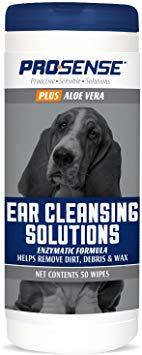 Pro-Sense Ear Cleansing Solutions Enzymatic Formula, 50-Count