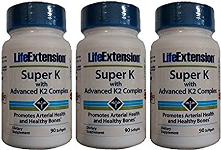 Life Extension Super K with Advanced K2 Complex (90 x 3)