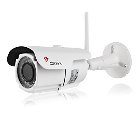 Ctronics CTIPC-125C1080PW 1/4" CMOS 1080P 30m IR Range Bullet CCTV WIFI IP Camera 2.8~12 mm Indoor&outdoor Long Wifi Range HD Night Vision Camera