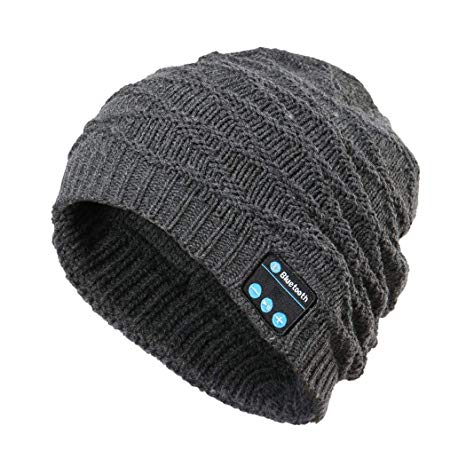 ICCUN Unisex Soft Warm Bluetooth Music Hat Knitted Hat With Bluetooth Headphone Bluetooth Headsets
