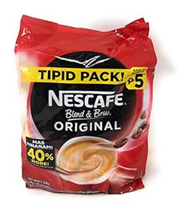 NESCAFE Philippines Blend & Brew Instant Coffee Mix, Original 25g x 30